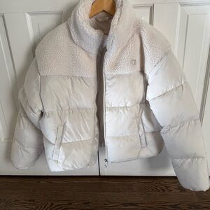Calvin Klein Jeans White Puffer Jacket